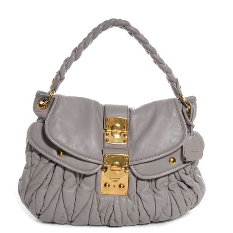 miu miu coffer bag 2014|Miu Coffer matelassé nappa leather handbag .